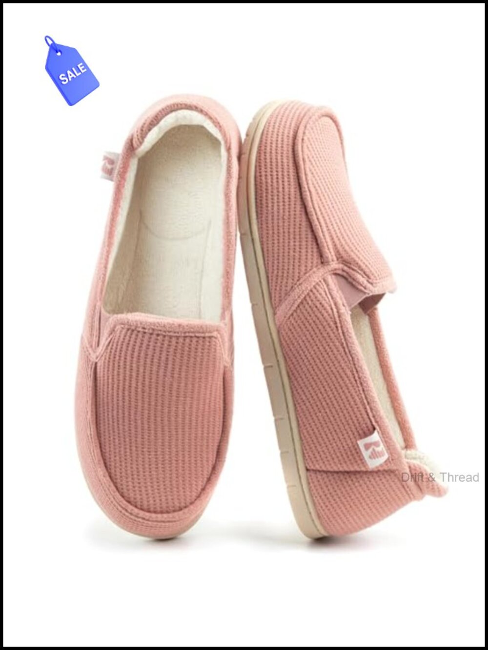 RockDove Hoodback Slipper Removable Insole Waffle Knit Cozy Indoor Outdoor